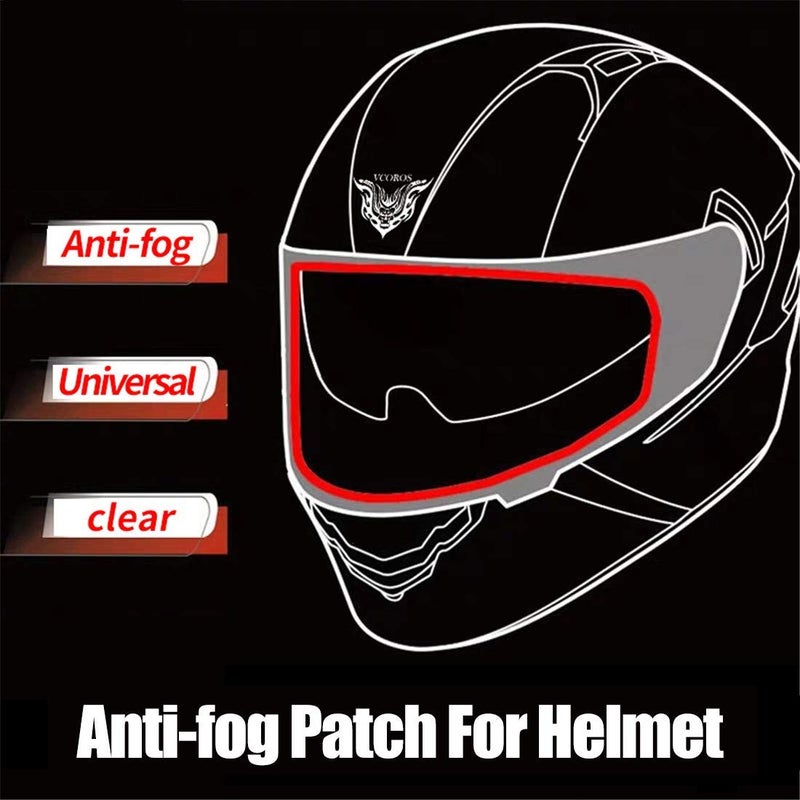 VCOROS Anti-Fog Visor Insert for Assault/Rapid/Stream Motorcycle Helmet Shield Anti-Fog Insertï¼ˆAssault/Rapid/Streamï¼‰ - Image 4